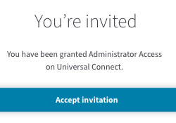 Airline admin invite